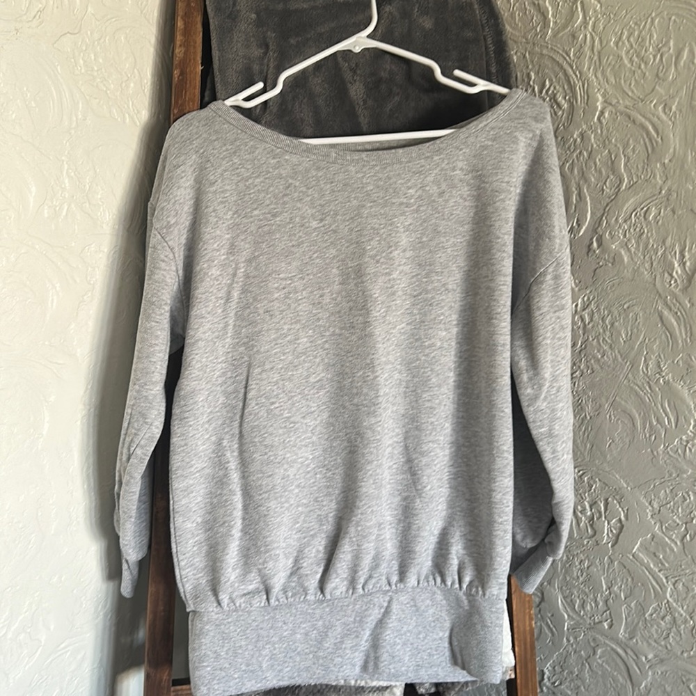 Victoria secret soft grey sweatshirt